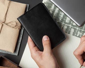 Personalized Leather Passport Holder: Monogram Travel Wallet