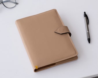 Lederen notebook dagboek notebook mentor cadeau voor mannen, lederen schetsboek cover