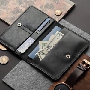 Funda de cuero para pasaporte, funda para pasaporte, billetera para dos pasaportes, estuche doble para pasaporte, accesorios de viaje, regalo de Navidad.