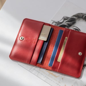 Weiche Lederpasshülle für zwei Pässe, individuelle Familienpasshülle aus Rindsleder, personalisierte Brieftasche für Frauen und Männer