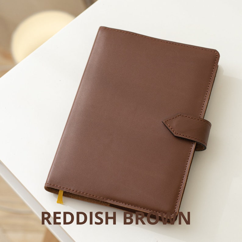 Leather Notebook Journal Notebook Mentor Gift for Men, Leather Sketchbook Cover image 7