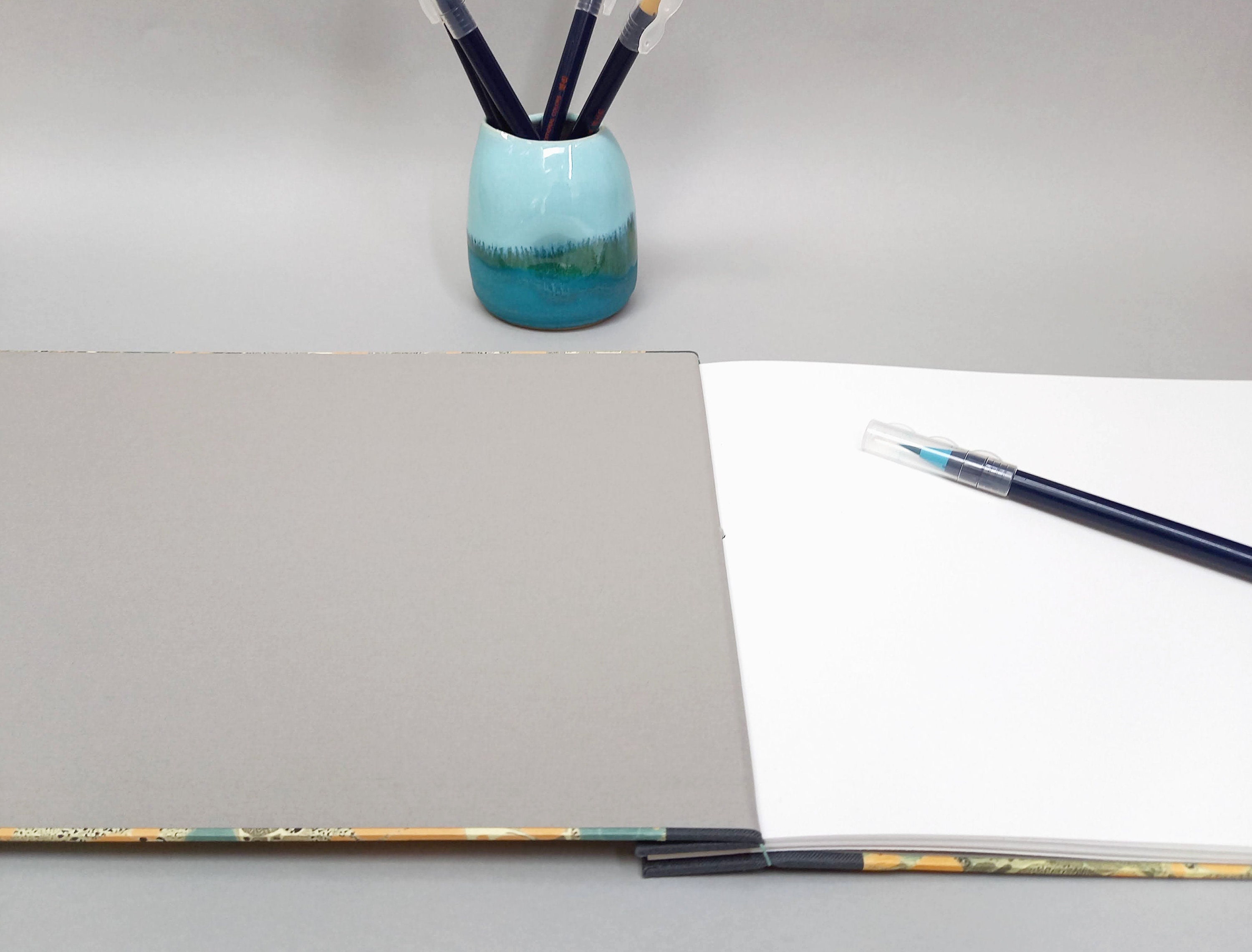 SALE: A5 Grey Softback Notebook, Unlined for Writing, Sketching