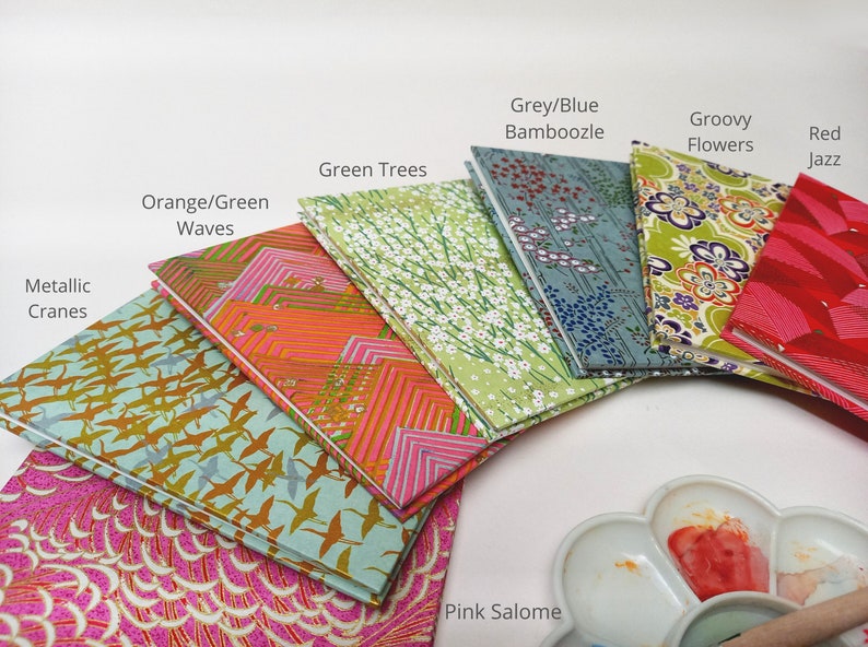 Watercolour Sketchbook Concertina Watercolour Book Mini Etsy