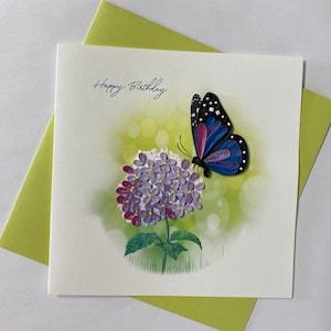 Biglietto di auguri di buon compleanno, biglietto di auguri quilling, biglietto di auguri fatto a mano, biglietti quilling, biglietti quilling, biglietto di auguri