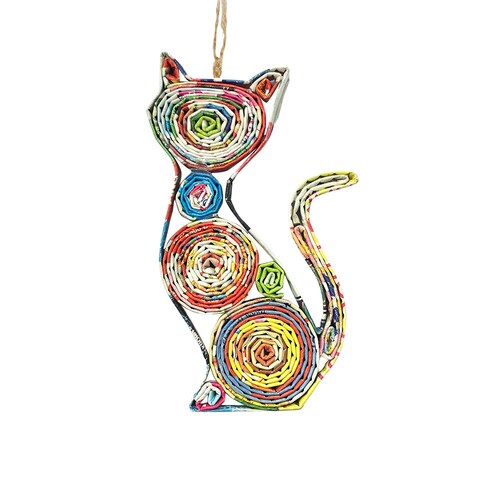 Bee Ornament Ecoart Recycled Quilled Paper Christmas Etsy