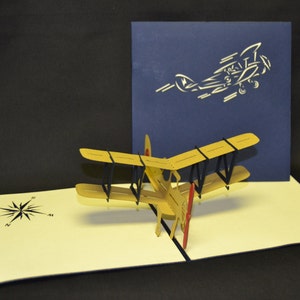 3-D Flugzeug Pop-up-Karte