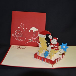 3-D Christmas Pop-Up Card