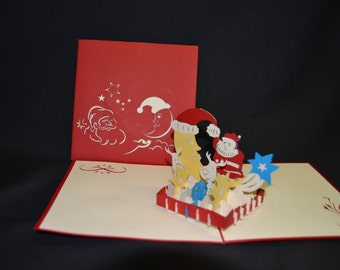 3-d-Pop-up-Weihnachtskarte