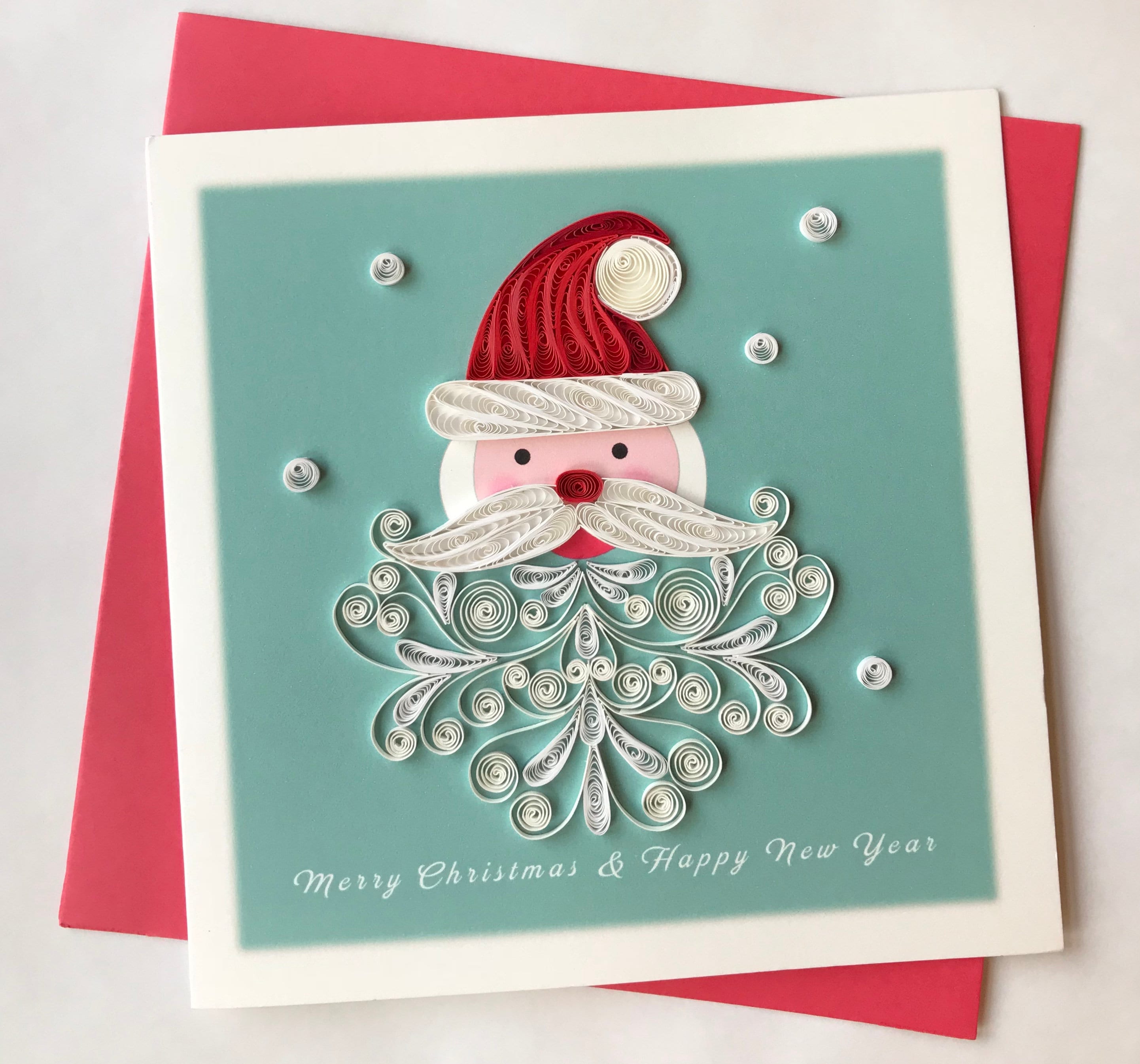 Merry Christmas Handmade Greeting Card