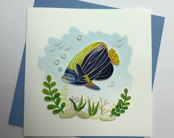Fish Quilling Greeting Card