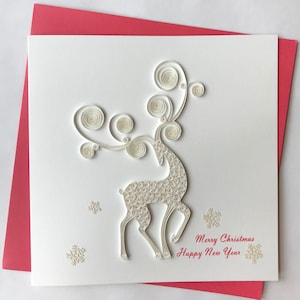 Christmas Card, Quilling Greeting Card, handmade greeting card, quilling cards, quilled cards, Greeting Card, Christmas Card