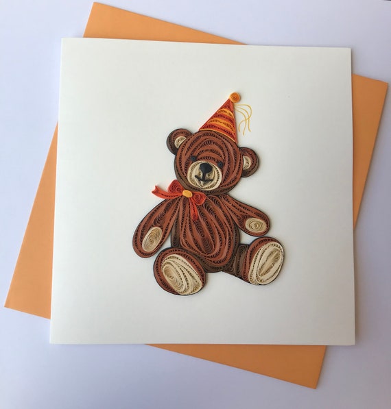 teddy bear quilling