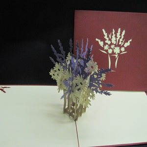 Flower 3-d pop up card, 3-D Pop Up Card, 3D Birthday Card, Popup Card, Greeting Card, 3D Popup Card, 3D Popup Greeting Card, PoppinPaper