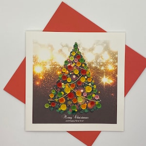 Świąteczna kartka okolicznościowa Quilling, ręcznie robiona kartka okolicznościowa, kartki quilling, kartki quilling,