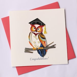 School Spirit Paper Quilling Kit includes apple, scroll and cap