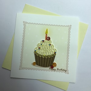 Alles Gute zum Geburtstag Cupcake Grußkarte