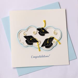 Graduation Quilling Greeting Card, Quilling Cards, Birthday Cards, Greeting Cards, Handmade Greeting Card, Handmade Card
