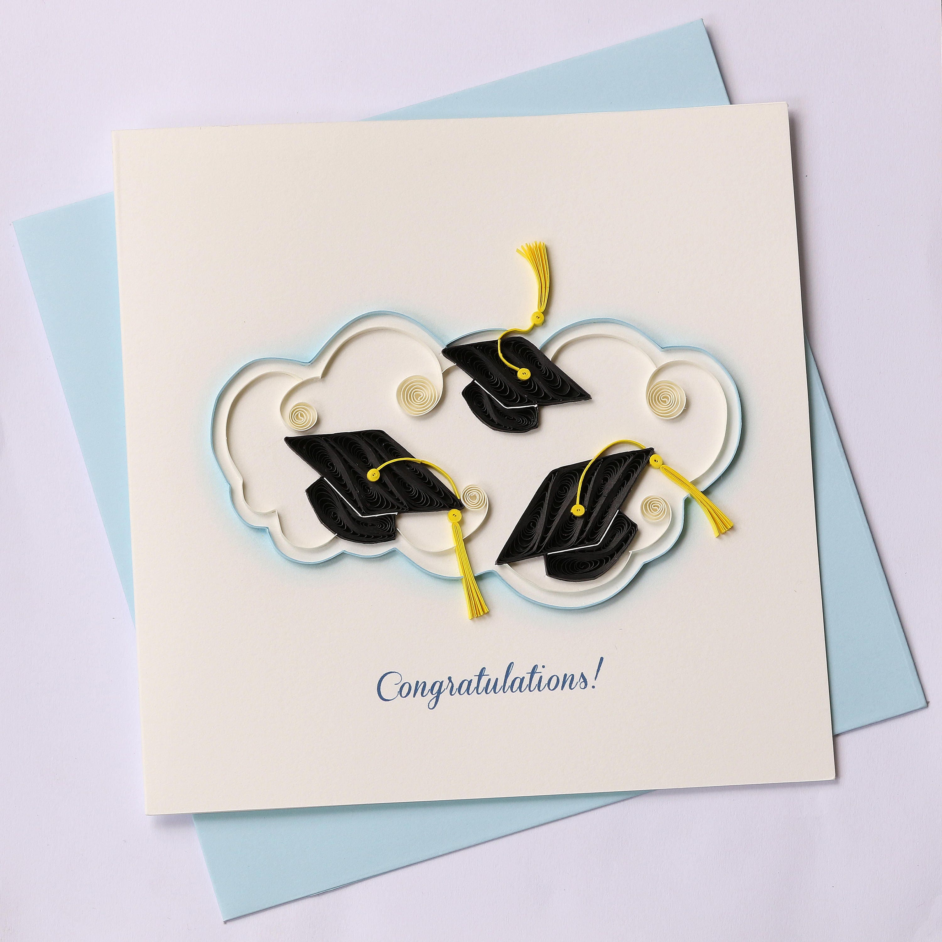 Graduation Quilling Greeting Card, Quilling Cards, Birthday Cards, Greeting Cards, Handmade