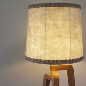 Felt floor lampshade “Cloud Membrane: Ribbon Edition” (without stand)