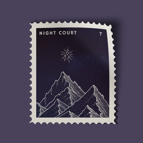 Official ACOTAR Prythian Courts Collectors Stamps - Vinyl Stickers