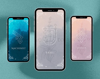 FFXIV Job Tarot Card – Physical Ranged, Digital Download for Final Fantasy Fans