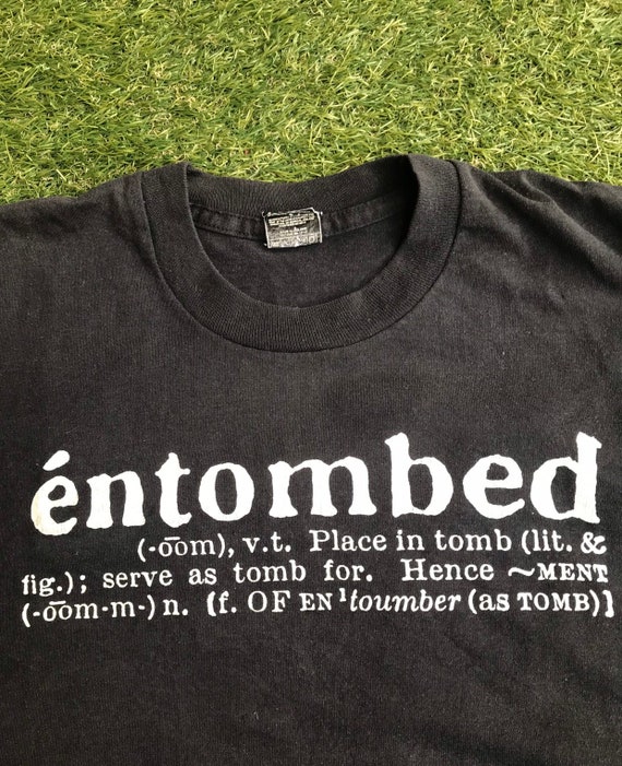 ENTOMBED black cap hat NEW embroidered logo death metal