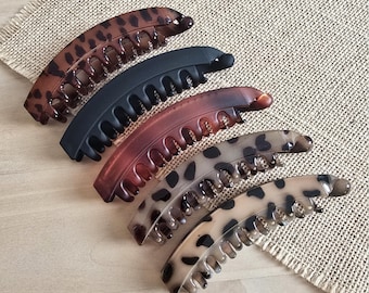 Simple Vertical Banana Clip / Pony Tail Clip / Banana Pin