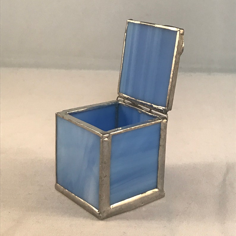 Small Stained Glass Ring Box