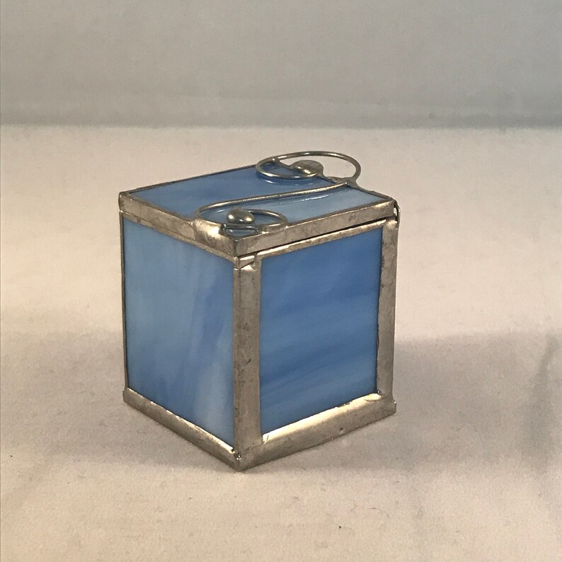 Small Stained Glass Ring Box