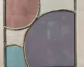 Unique Stained Glass Square Suncatcher