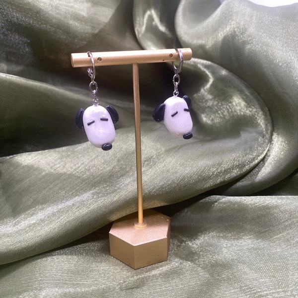 Boucles d'oreilles et porte-clés Snoopy