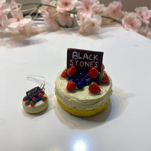 Nana Black Stones Cake Trinket - Etsy
