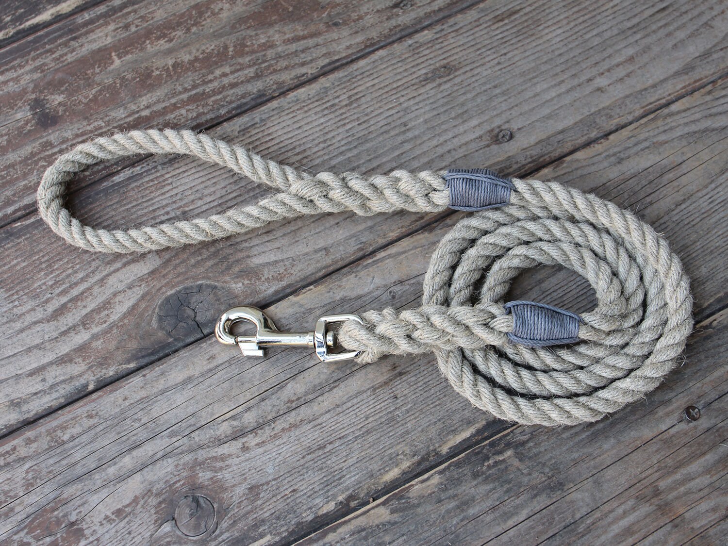 thick rope dog leash