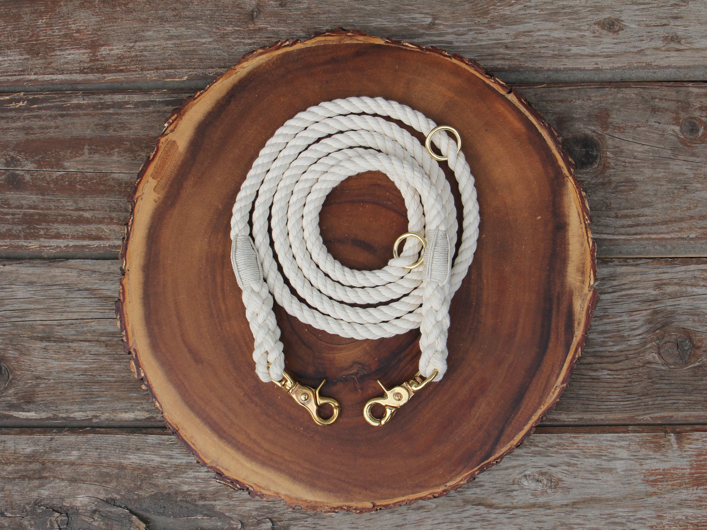 adjustable rope dog leash