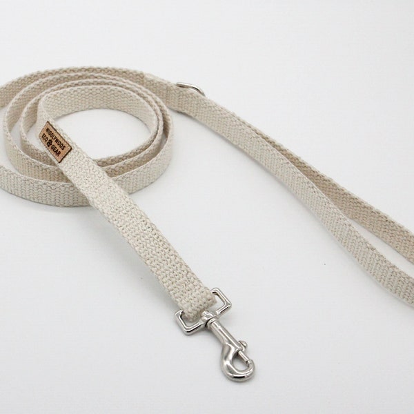 Cat Leash Natural Just Hemp / Flat Leash / Tiny Dog Leash / Lightweight Cat Lead / Small Pet / Handmade Leash / Eco Friendly