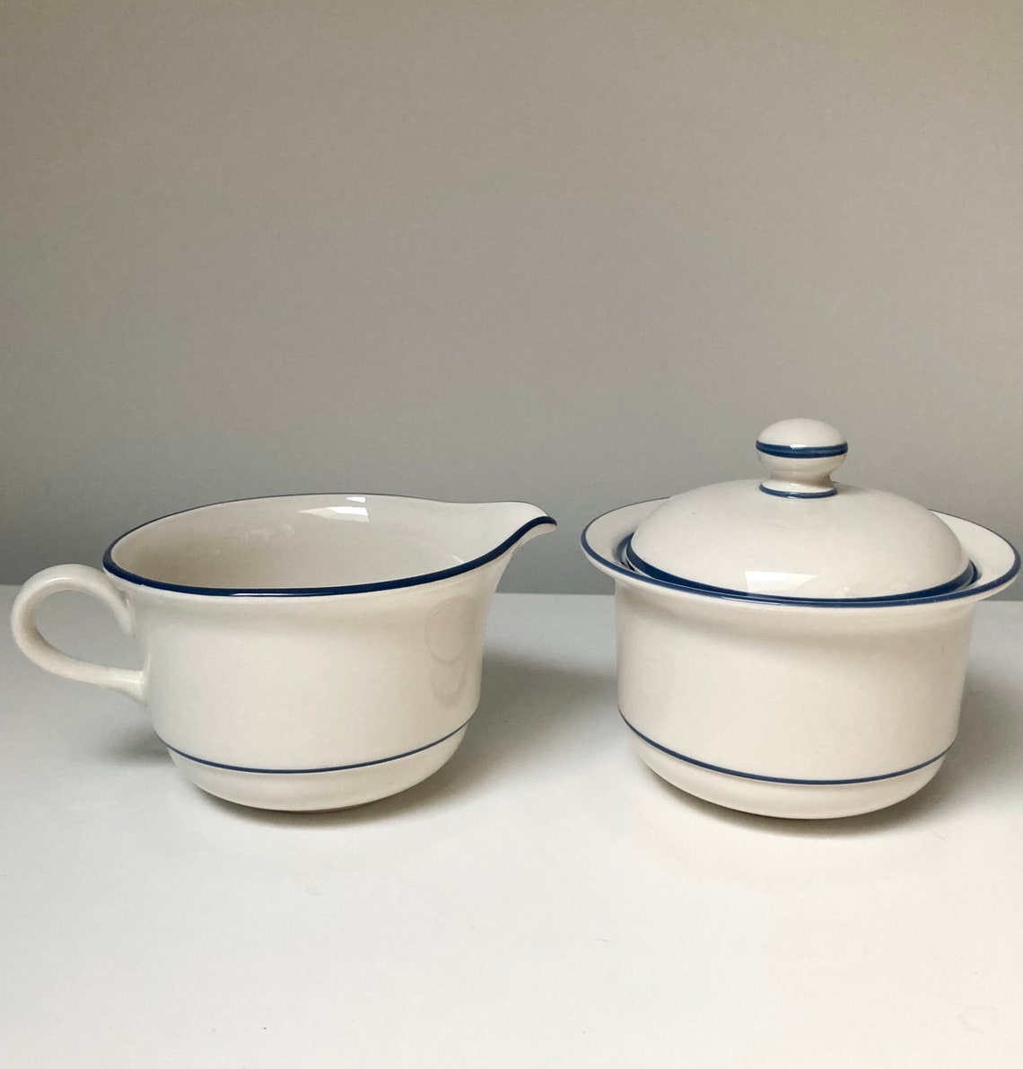 Lenox Chinastone Creamer and Sugar Bowl Set Lenox For The Etsy