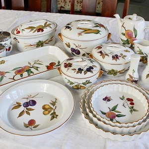 Royal Worcester Evesham - Etsy