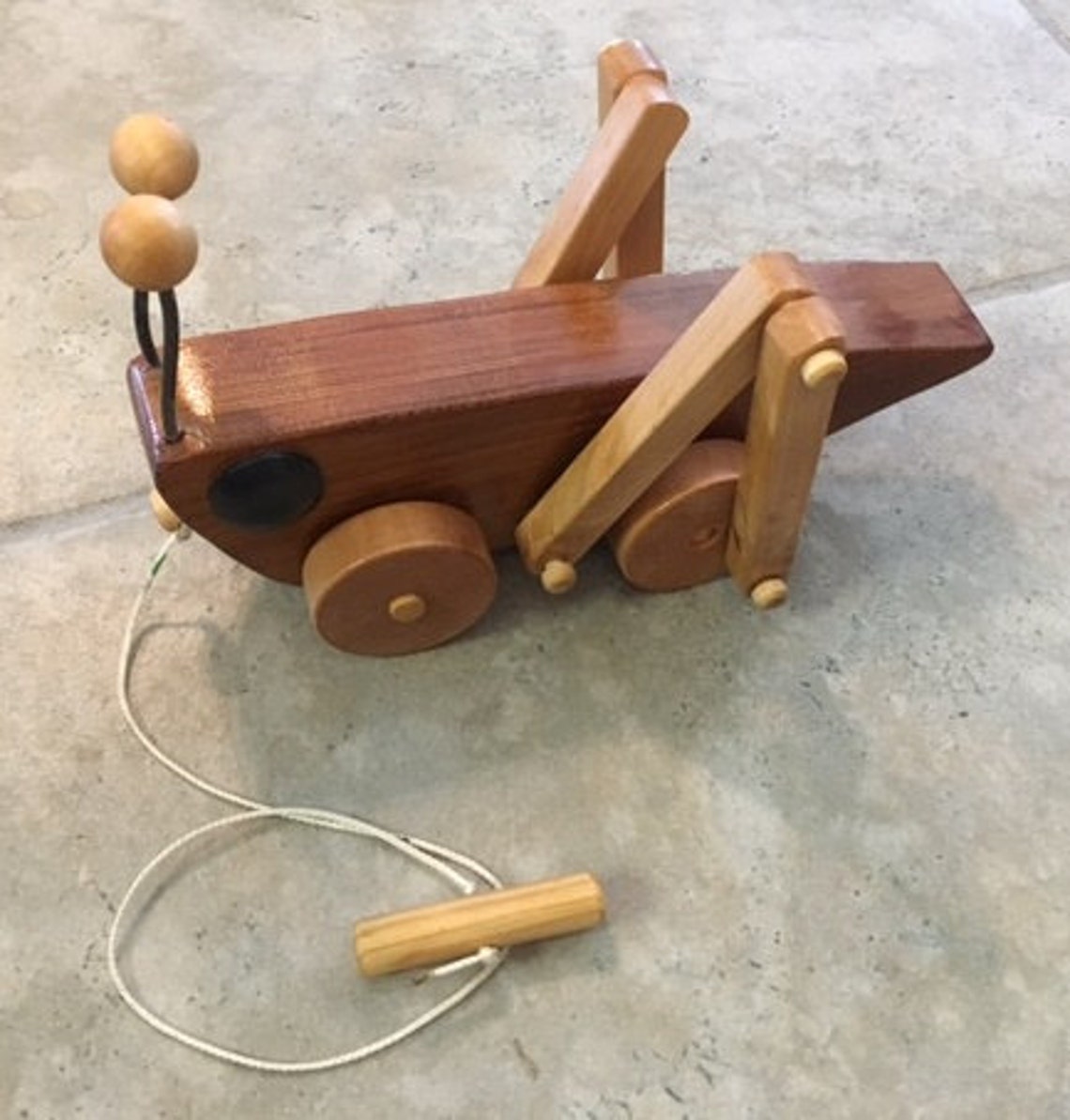Wooden Pull Toy Etsy