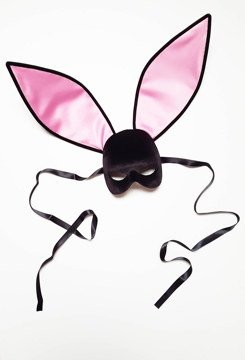 Playboy Bunny Mask / Rabbit Mask / Sexy Accessory / Festival Etsy