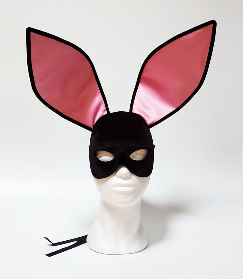 Playboy Bunny Mask / Rabbit Mask / Sexy Accessory / Festival Etsy