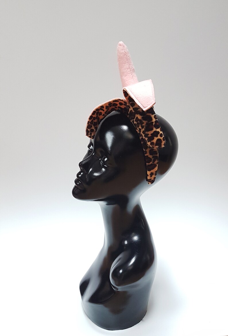 Leopard Print Banana Fascinator / Hat / Headpiece / Fruit Hat Etsy