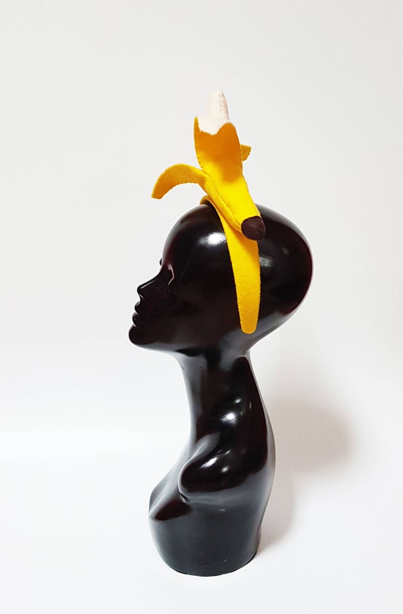 Banana Fascinator / Hat / Headpiece / Fruit Hat / Cocktail Hat Etsy