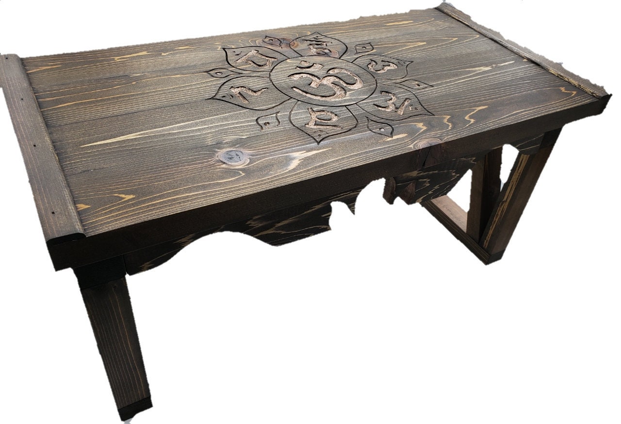 Chakra Lotus Altar Table