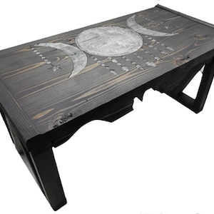 Dreamcatcher Moon Altar Table