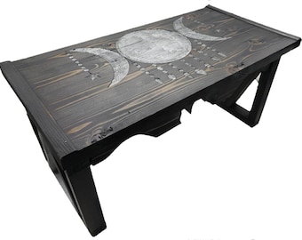 Dreamcatcher Moon Altar Table