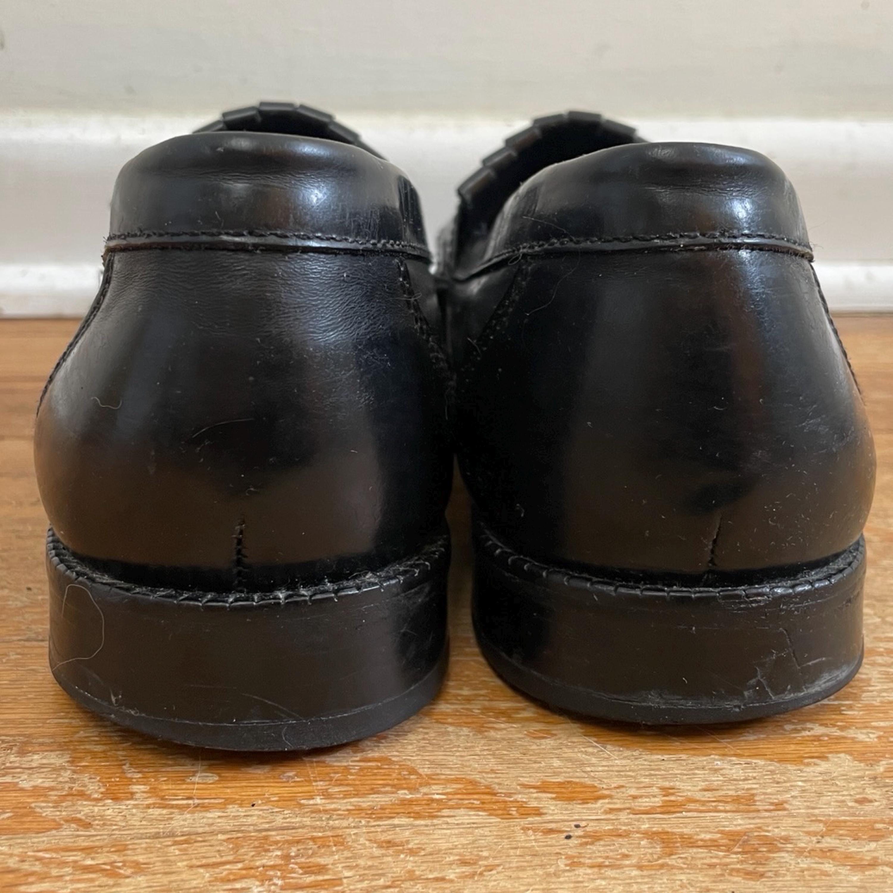 Vintage Mens Florsheim Tassel Loafers Size 10.5 90s Black  display picture 1