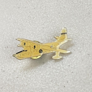 Vintage 1970er Jahre Flugzeug Pin aus der US Luftwaffe