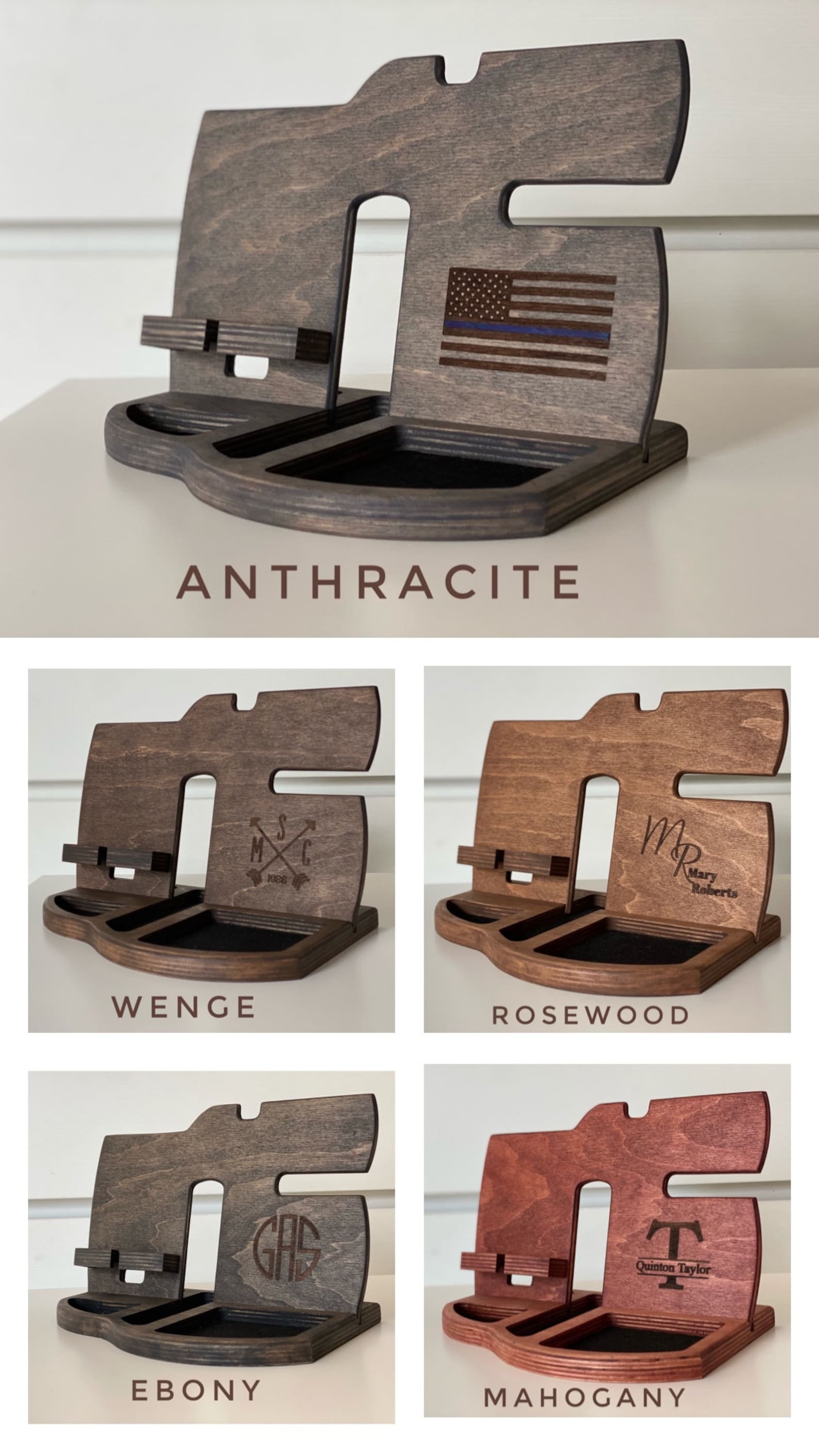 Desk Organizer desk organization men desk organizer table Etsy