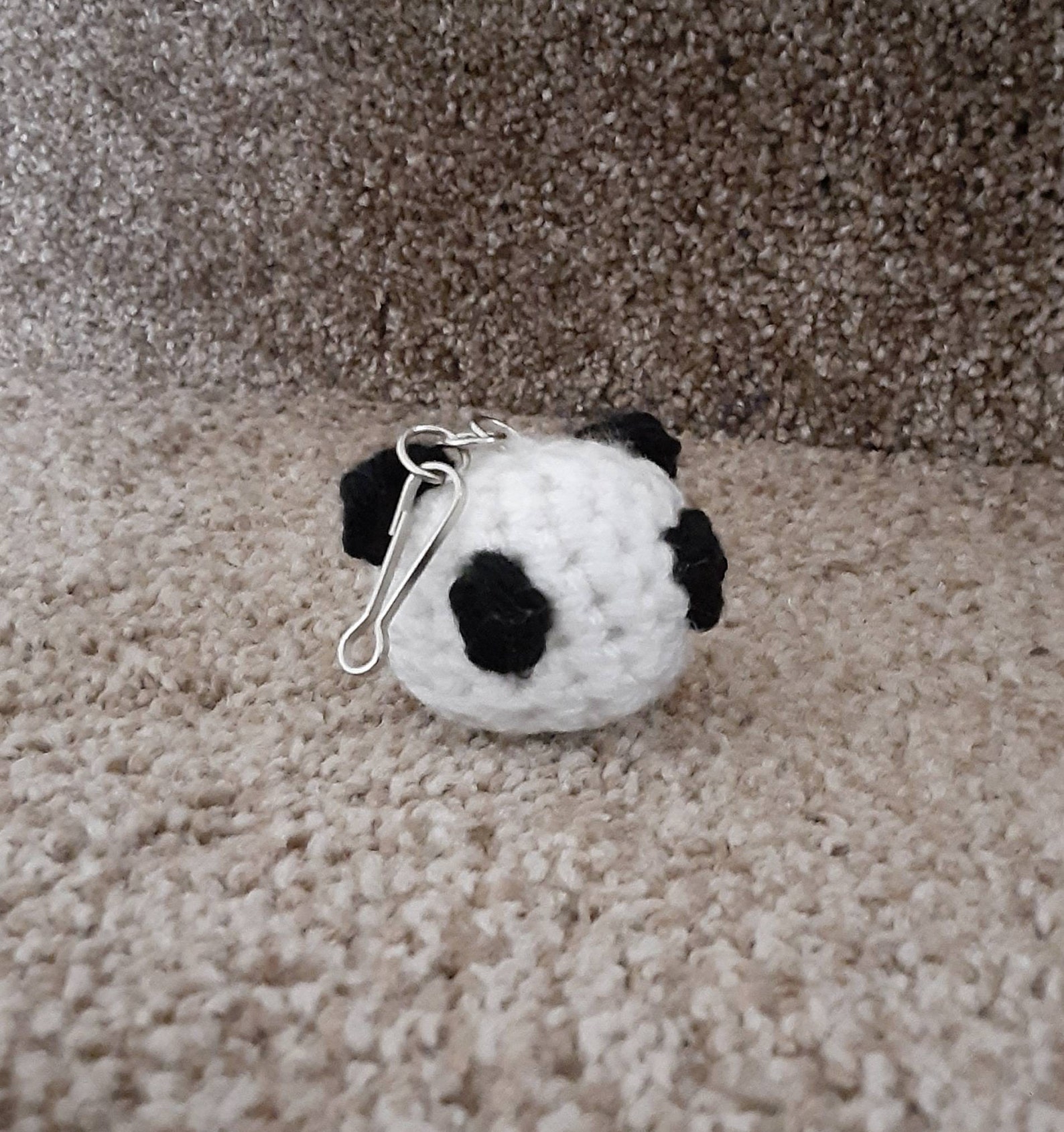 Crochet Amigurumi Panda Keychain Etsy