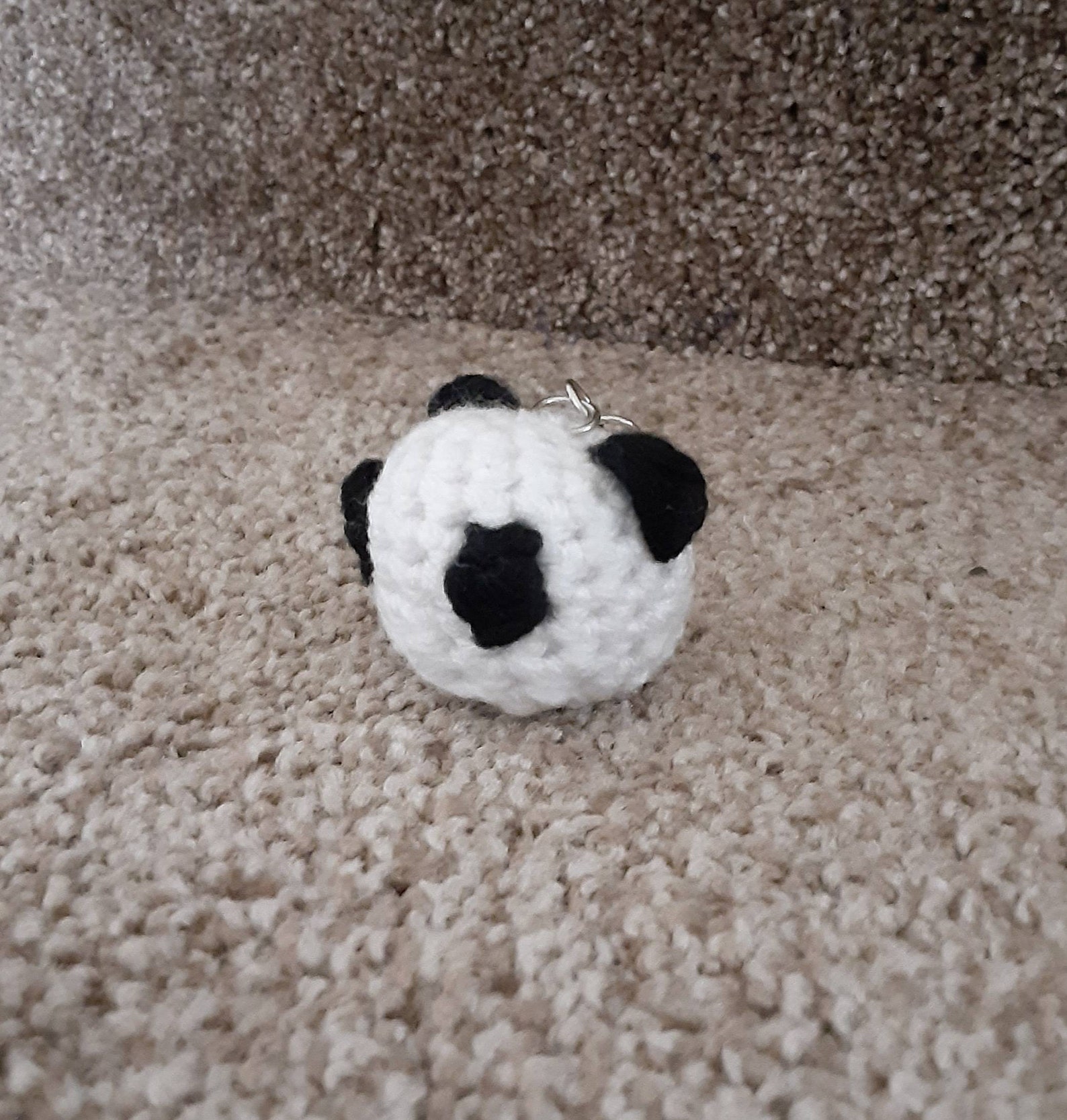 Crochet Amigurumi Panda Keychain Etsy